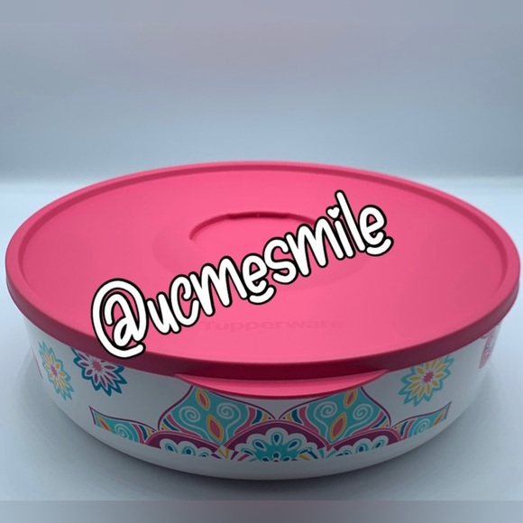 Tupperware Flower Design One Touch Canister Set - Picture 4 of 8